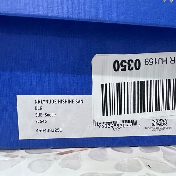 Stuart Weitzman Embellished Women's Nearlynude Highshine Sandal EUR 39 US 8.5 - Picture 13 of 13